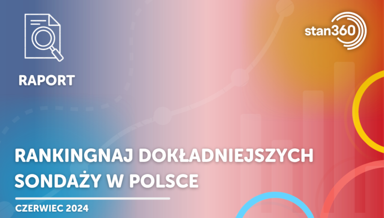 Ranking najdokładniejszych sondaży w Polsce – 06.2024