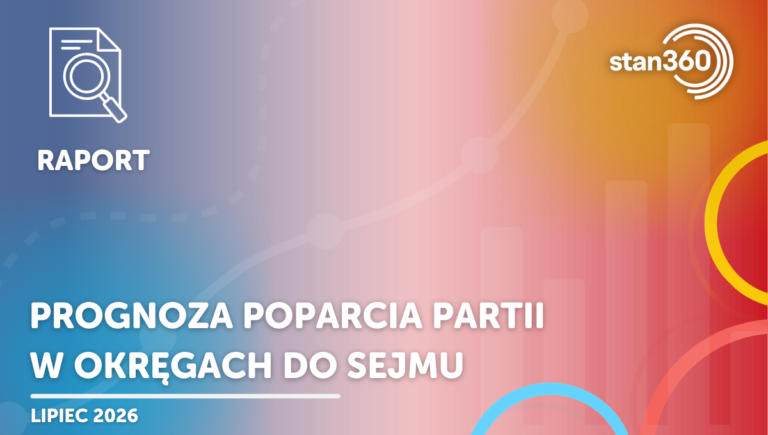 Prognoza poparcia partii w okręgach do Sejmu – 07.26